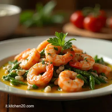 Insalata di Gamberi e Salmone con Salsa allo Yogurt Perfetta Scheda ricetta