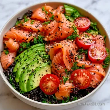 Insalata Riso Venere con Salmone Scheda ricetta