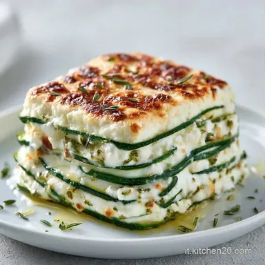 Ricetta Lasagne alle Zucchine per 6 Scheda ricetta