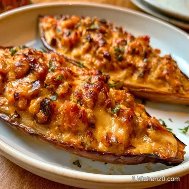 Melanzane Ripiene In Padella Cremose Scheda ricetta