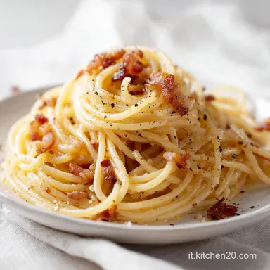 Pasta alla Carbonara in 25 Minuti Scheda ricetta