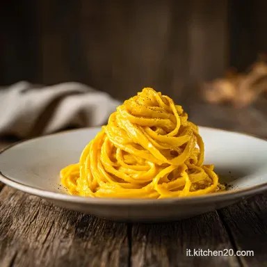 Pasta con Zafferano Cremosa in 17 Minuti Scheda ricetta