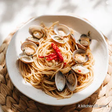 Pasta con Vongole Surgelate in 25 Minuti Scheda ricetta