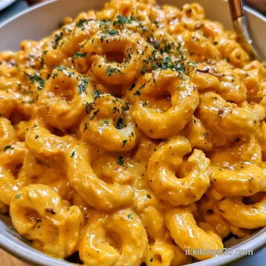 Pasta Crema di Zucca per 4 Persone Scheda ricetta