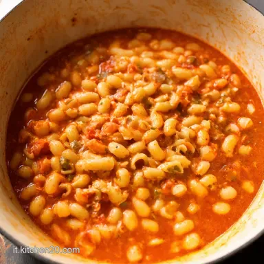 Pasta e Fagioli della Nonna Ricetta Facile e Deliziosa Scheda ricetta