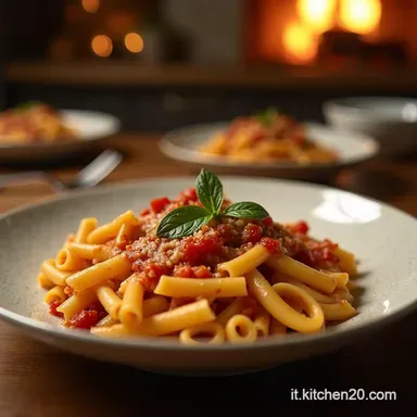 Pasta al Forno con Peperonata Rustica Ricette Tradizionali Scheda ricetta
