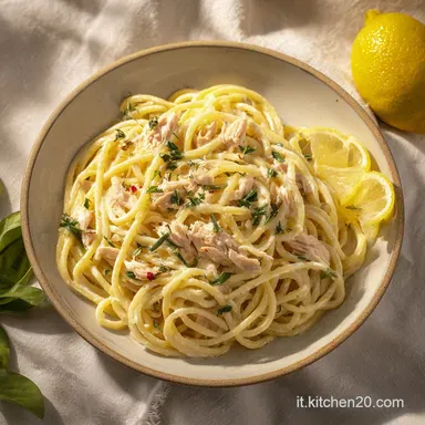 Pasta al Tonno e Limone in 15 Minuti Scheda ricetta