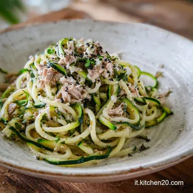 Pasta Zucchine e Tonno in 22 Minuti Scheda ricetta