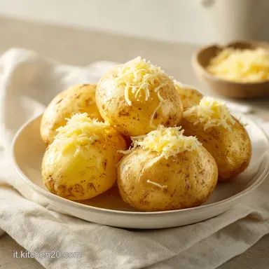 Patate Novelle al Formaggio Croccanti per 4 Porzioni Scheda ricetta