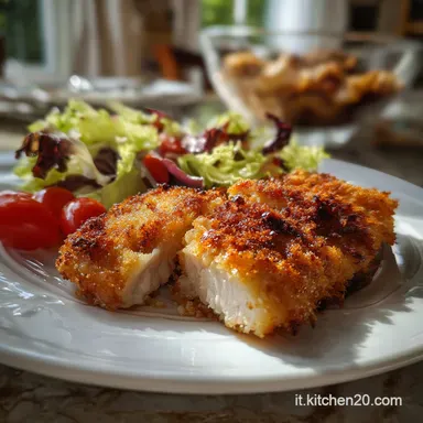 Petti di Pollo Light al Forno: Croccanti Senza Friggere Scheda ricetta