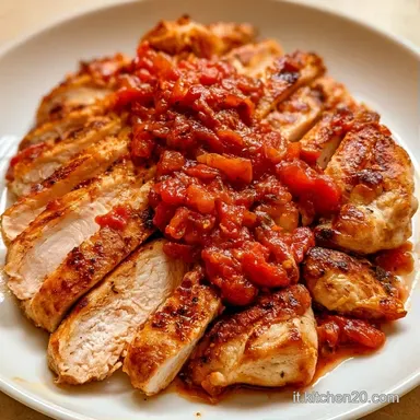 Petto di Pollo alla Pizzaiola Light per 4 Scheda ricetta