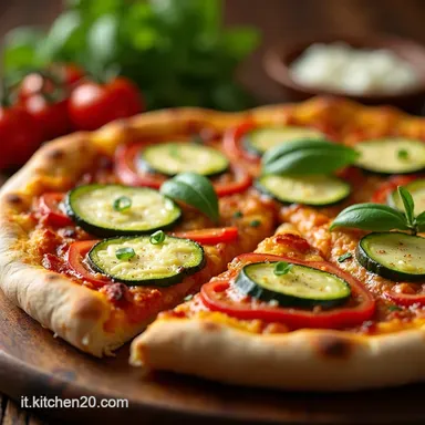 Pizza di Zucchine Capricciosa Filante La Ricetta Facile Scheda ricetta