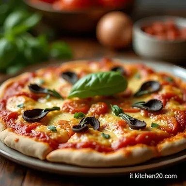 Pin di sofi Bero su La Mia Pizza Futuristica Tricolore Scheda ricetta