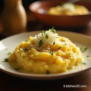 Ricetta Polenta Cremosa allAglio e Parmigiano Soffice e Facile Scheda ricetta