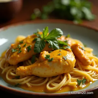 Pollo al Curry Cremoso La Ricetta Facile e Avvolgente Scheda ricetta