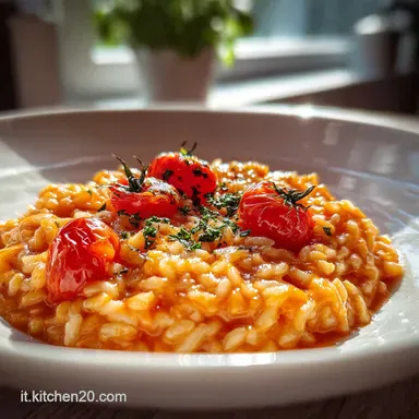 Riso al Pomodoro Veloci: Risotto Cremoso, Texture Setosa