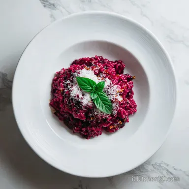 Risotto al Radicchio per 4 Persone Scheda ricetta