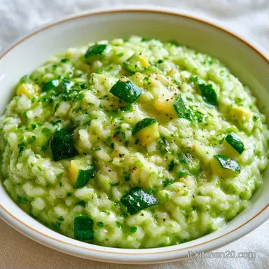 Risotto Alle Zucchine per 4 Persone Scheda ricetta