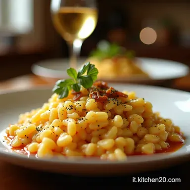 Risotto allo Spazzacamino Ricetta Italiana Gourmet Facile Scheda ricetta