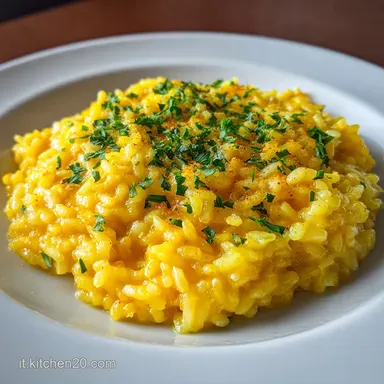Risotto allo Zafferano per 4: Mantecatura Vellutata Scheda ricetta