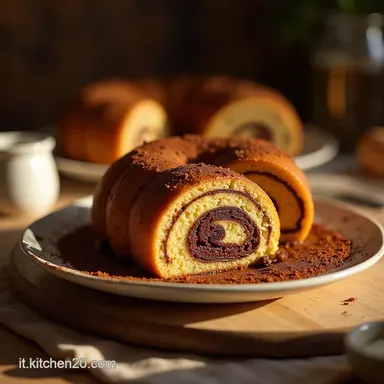 Ricetta Rotolo Sacher Facile Soffice Cioccolato e Albicocca Scheda ricetta