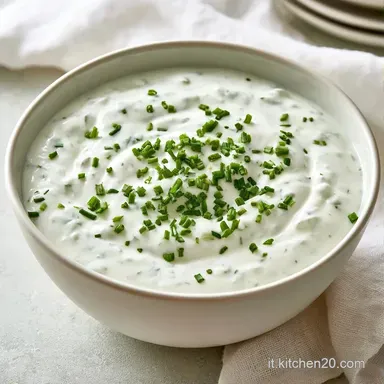 Salsa Yogurt Erba Cipollina in 10 Minuti Scheda ricetta