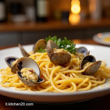 Spaghetti alle Vongole Perfetti Il Segreto della Mantecatura Campana Scheda ricetta