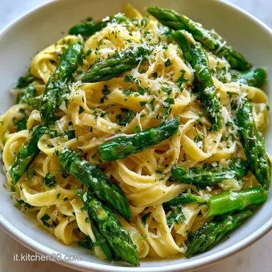 Tagliatelle Agli Asparagi: Cremose Scheda ricetta