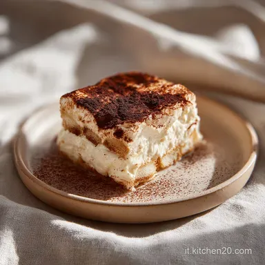 Tiramis&ugrave; con Panna e Mascarpone per 8 Scheda ricetta