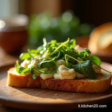 Toast Cime di Rapa e Pecorino Ricetta Rustica e Croccante Scheda ricetta