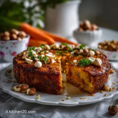 Torta Soffice di Carote Nocciole e Ricotta: Umida Per Giorni Scheda ricetta