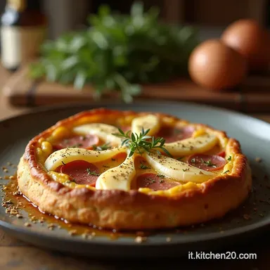 Torta di Cavolfiore Rustica con Speck e Fontina Filante Scheda ricetta