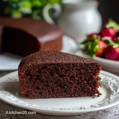 Dolce Cioccolato Senza Uova: Torta Morbida per 8 Persone Scheda ricetta
