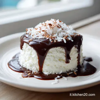 Torta Fredda Cocco Cioccolato per 8 Porzioni Scheda ricetta