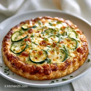 Torta Salata Zucchine e Mozzarella Scheda ricetta