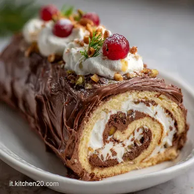 Tronco di Natale Classico: La Ricetta B&ucirc;che de No&euml;l Perfetta Scheda ricetta