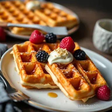Waffles Croccanti: La Ricetta che ti Abbraccia!