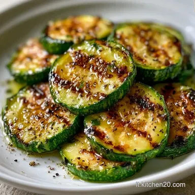 Zucchine Grigliate Perfette in 25 Minuti Scheda ricetta