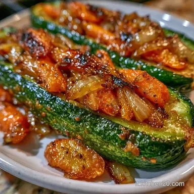 Zucchine Ripiene Di Verdure in 45 Minuti Scheda ricetta