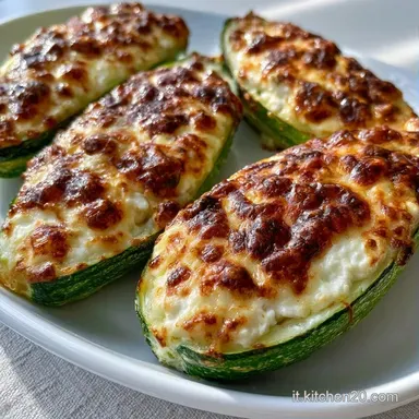 Zucchine Tonde Al Forno con Ricotta Scheda ricetta