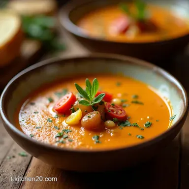 Zuppa di Fave Decorticate in Pentola a Pressione Ricetta Veloce Scheda ricetta