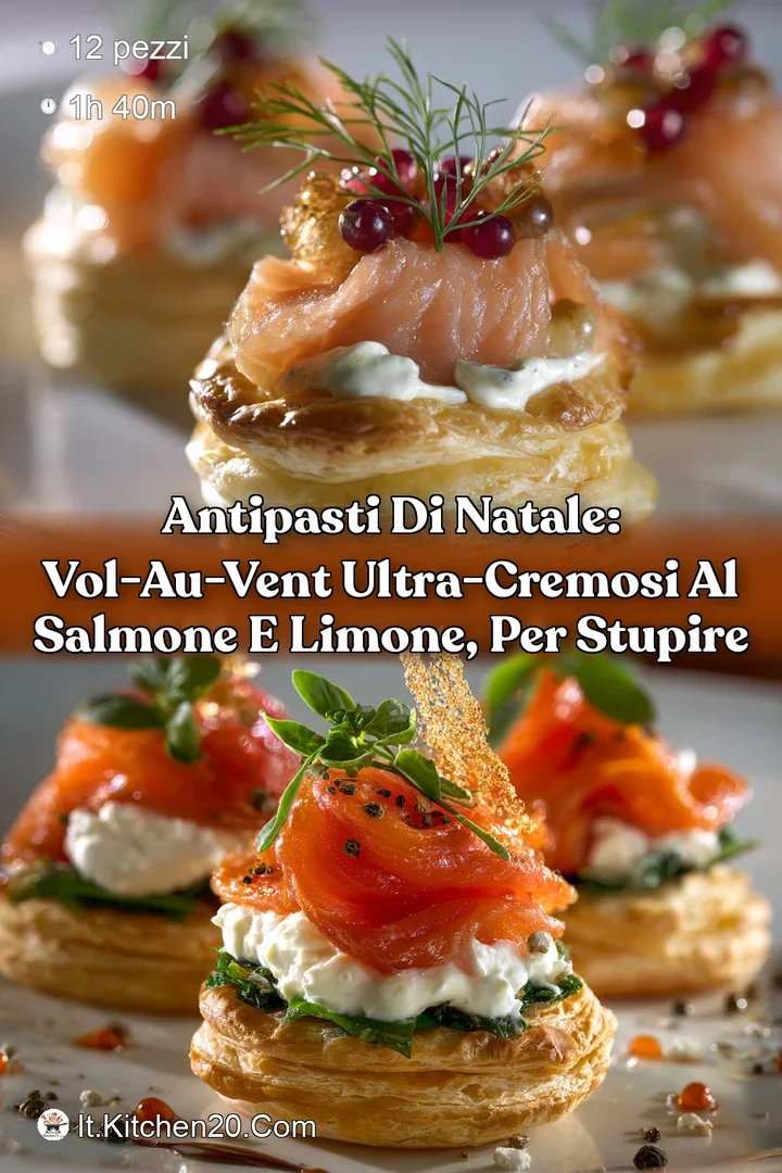 Antipasti di Natale: Vol-au-vent ultra-cremosi al Salmone e Limone per stupire
