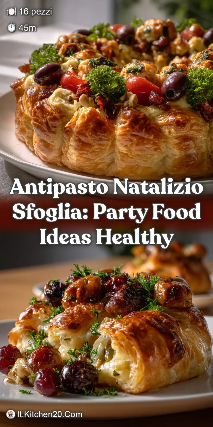 Close-up view of a tantalizing bite. Slices of savory prosciutto, tangy olives, and creamy mozzarella offer a delicious me...