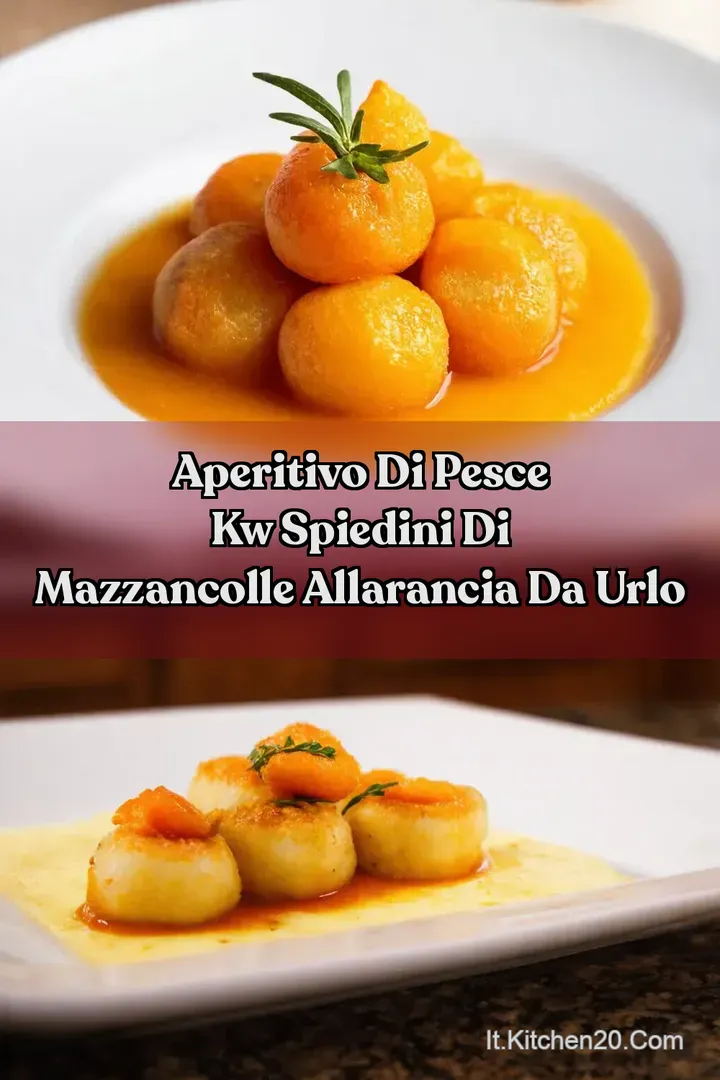 Aperitivo di Pesce kw Spiedini di Mazzancolle allArancia da Urlo