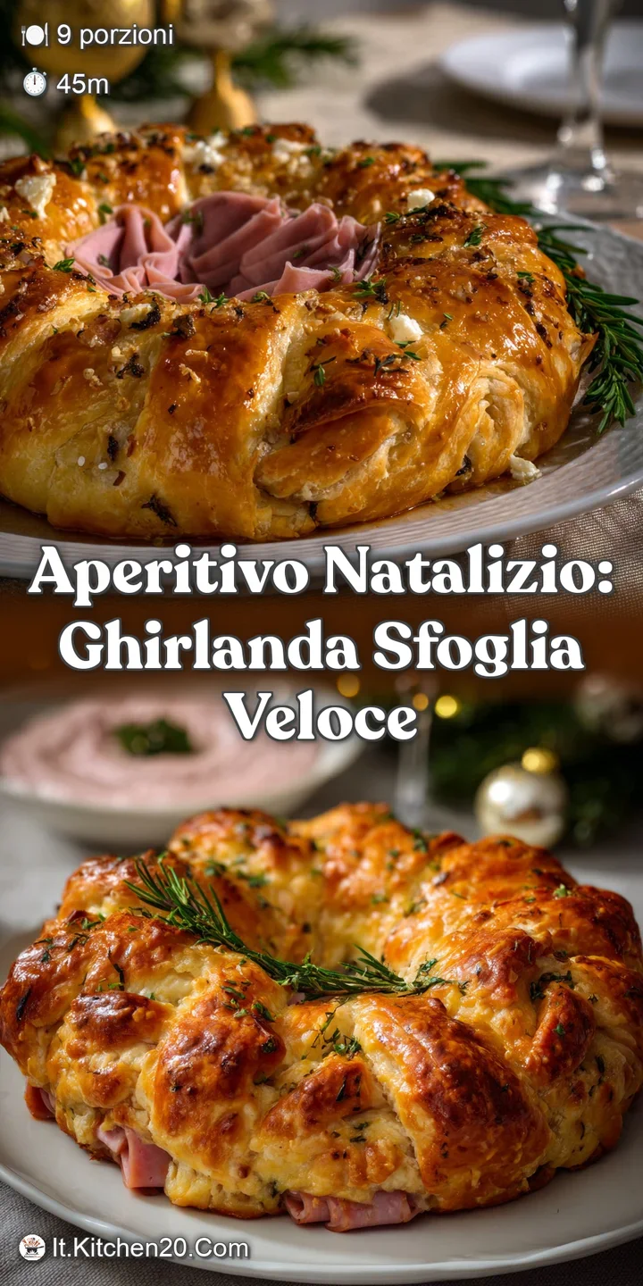 Close-up of a warm, inviting pastry wreath. The bubbly, golden crust and vibrant red tomatoes create a feast for the eyes ...