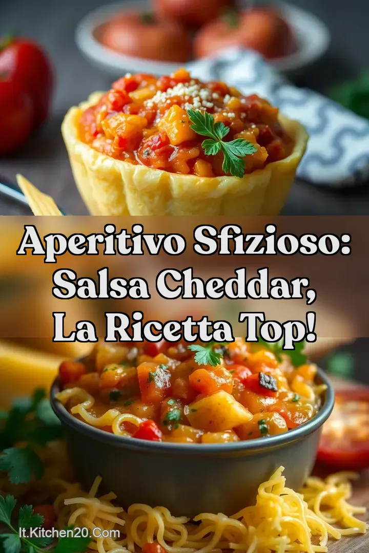 Aperitivo Sfizioso: Salsa Cheddar la ricetta Top!