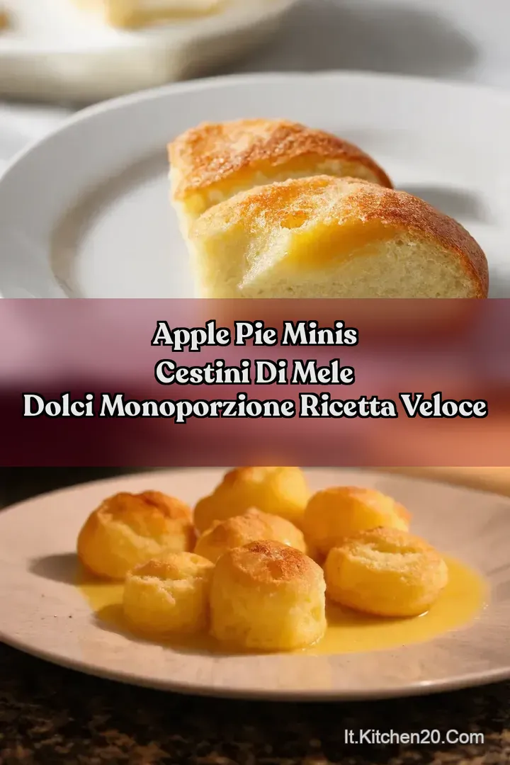 Apple Pie Minis Cestini di Mele Dolci Monoporzione Ricetta Veloce