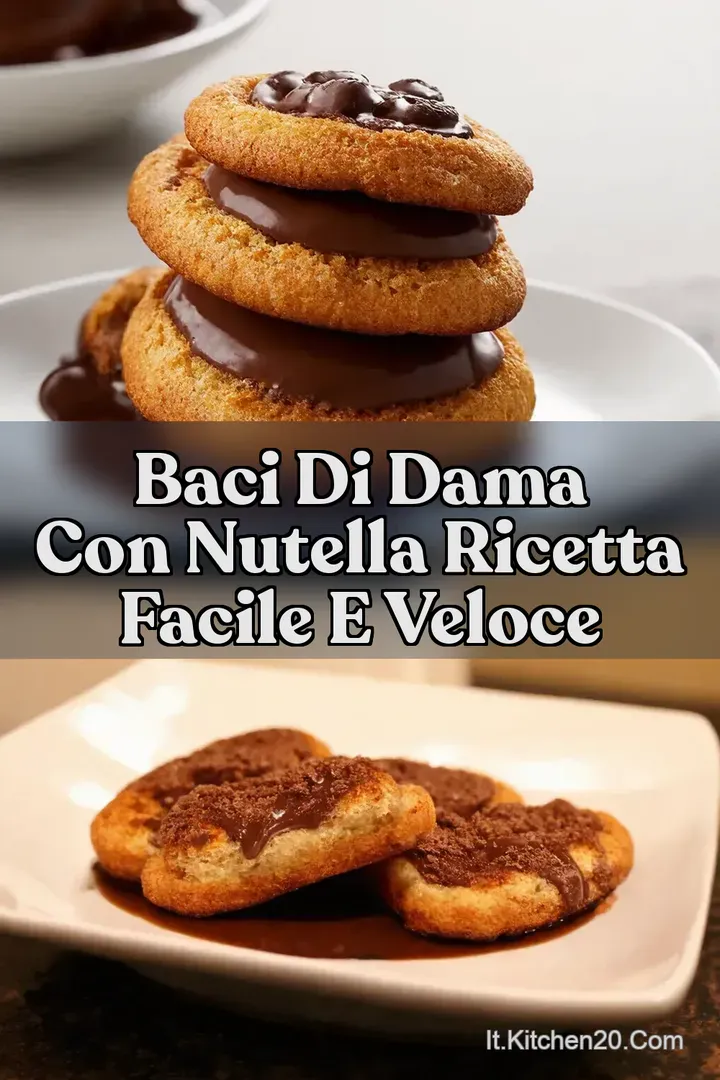 Baci di Dama con Nutella Ricetta Facile e Veloce