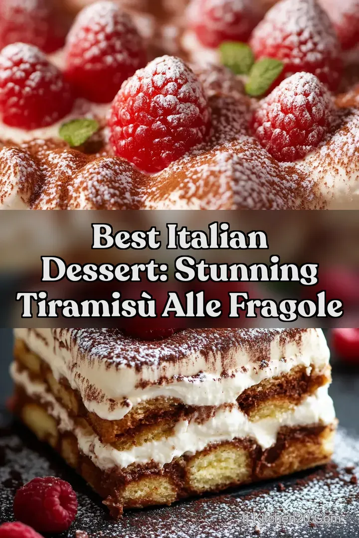 Best Italian Dessert: Stunning Tiramis&ugrave; alle Fragole