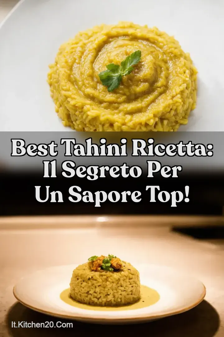 Best Tahini Ricetta: Il Segreto per un Sapore Top!